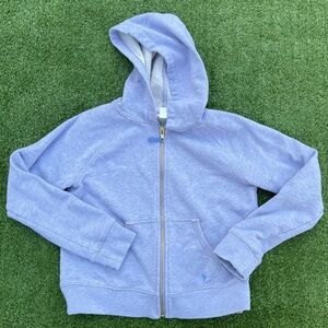 Crewcuts zip up hoodie size large Preowned lavender casual big kids